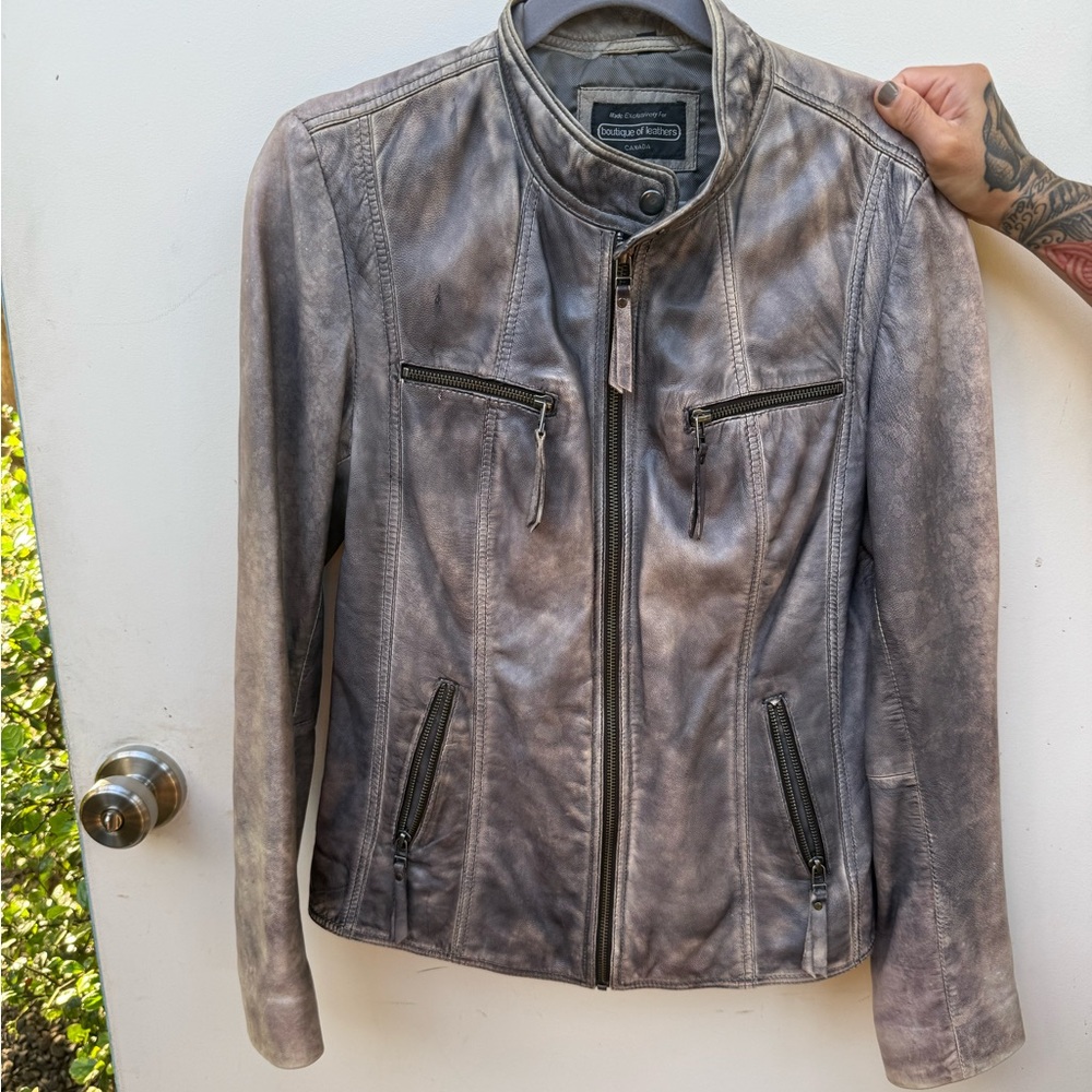 Boutique of leathers women’s classic lamb leather‎ jacket